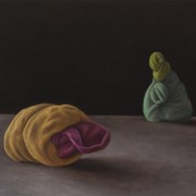the buddy system I (2008) oil on linen, 50 x 48 cm
