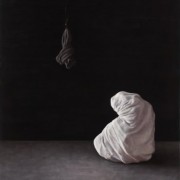 I don't want to talk about it (2010) oil on linen, 101.5 x 76cm
